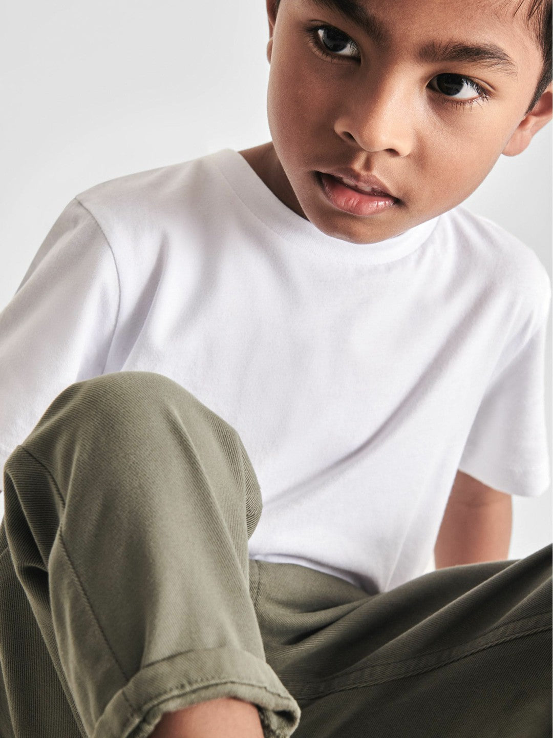 4-9 yrs Crew Neck T-Shirt White | Children & Baby