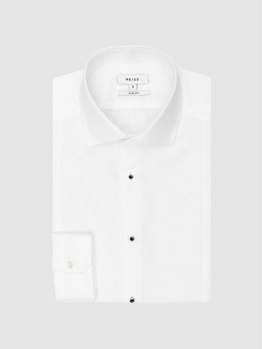 Slim Fit Dinner Shirt White | Men