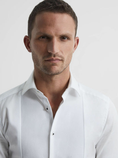 Slim Fit Dinner Shirt White | Men
