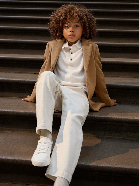 9-14 yrs Slim Fit Casual Chinos White | Children & Baby