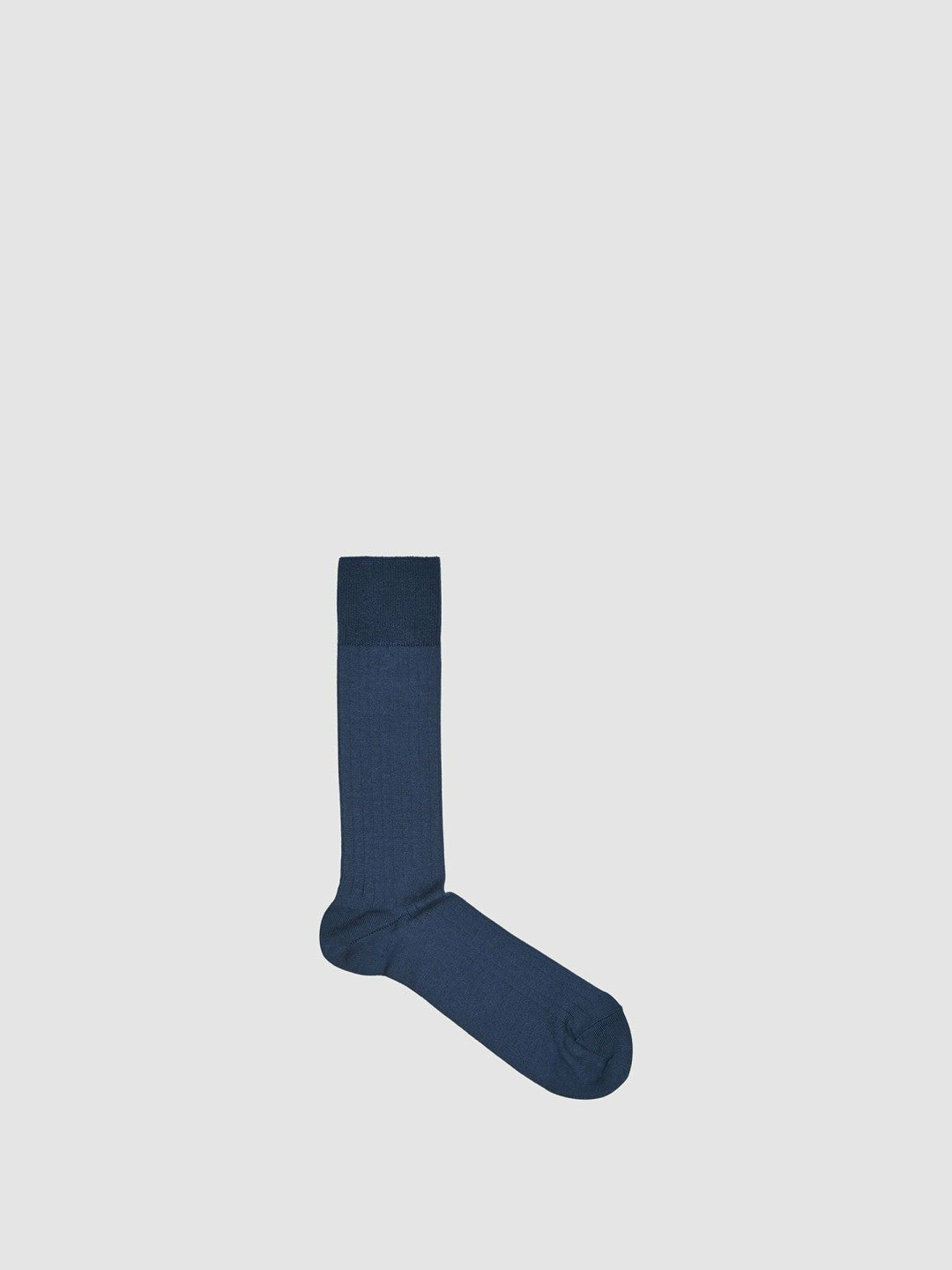 Ribbed Socks Airforce Blue | Men