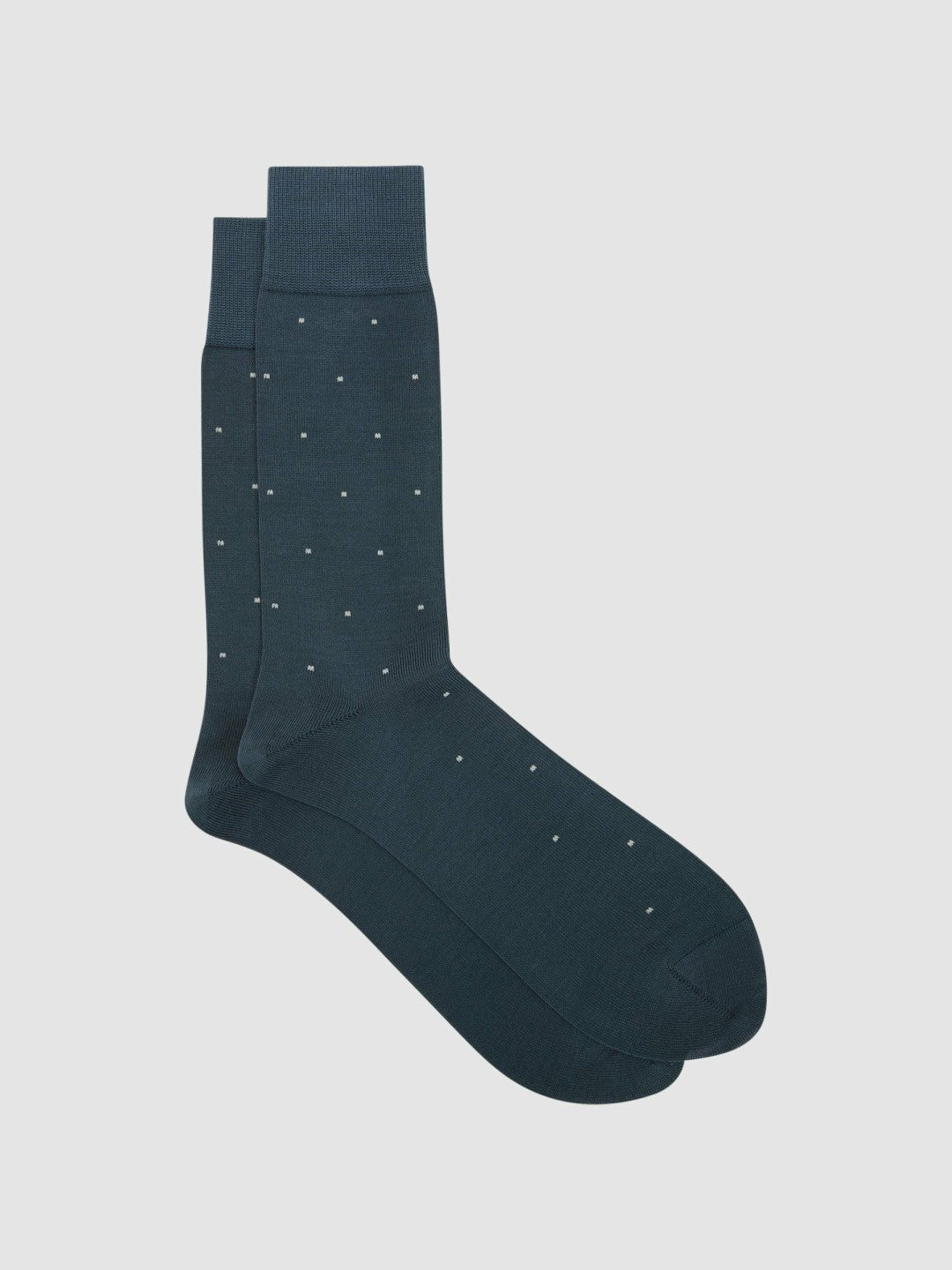 Polka Dot Socks Airforce Blue | Men
