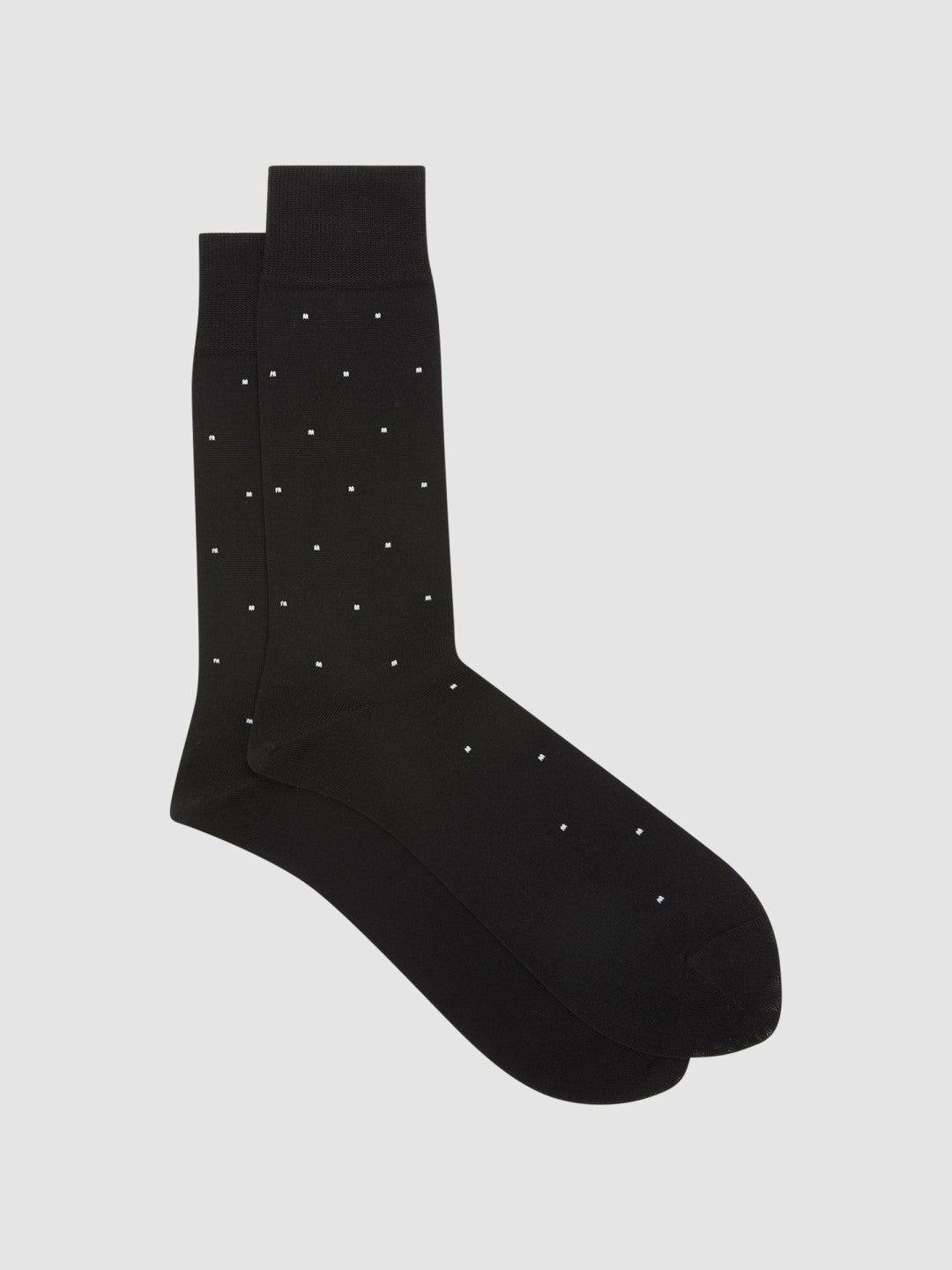 Polka Dot Socks Black | Men