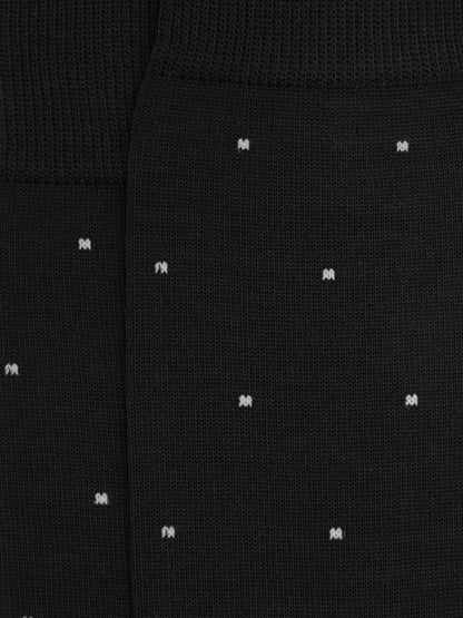 Polka Dot Socks Black | Men