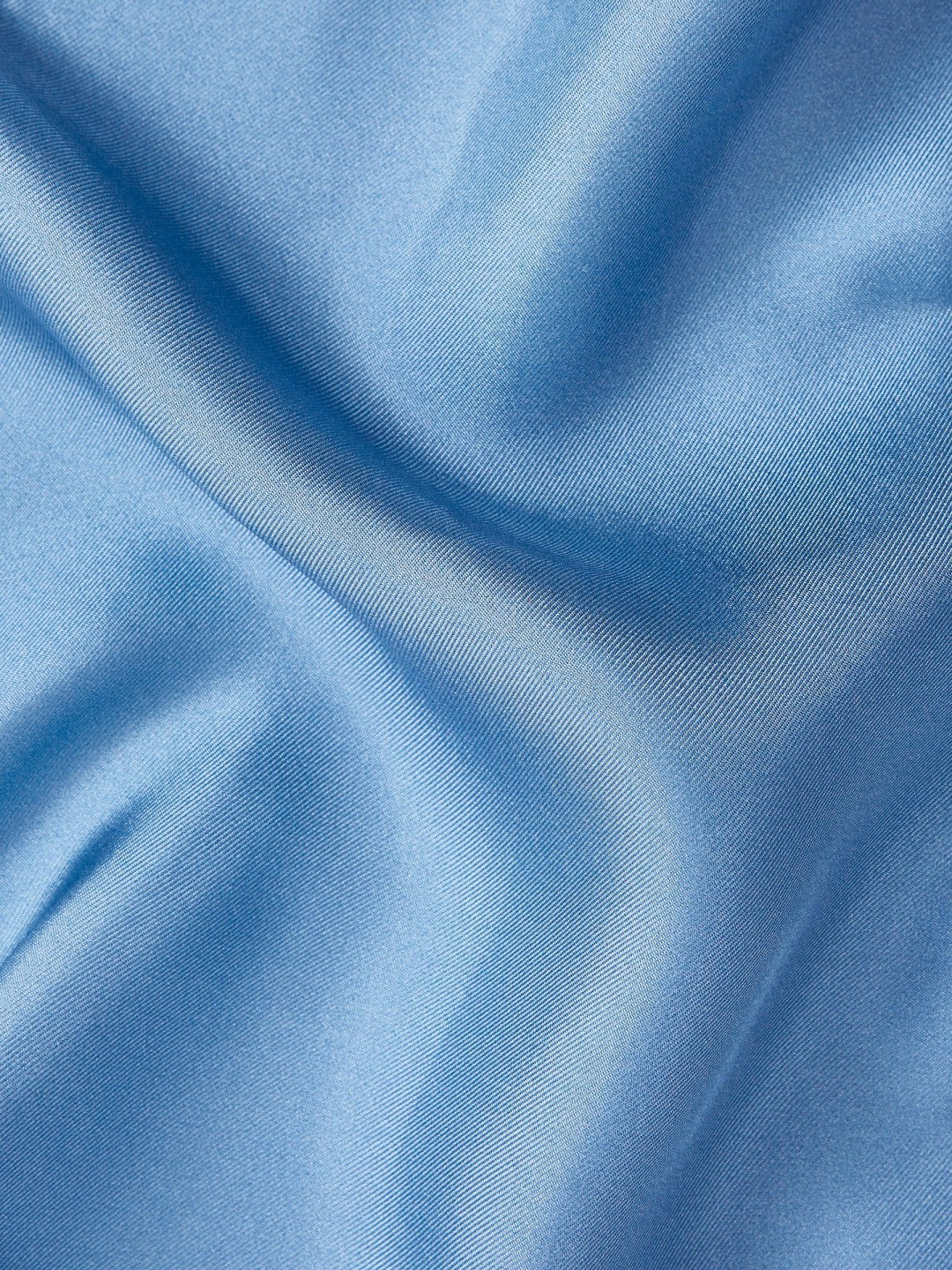 Plain Silk Pocket Square Airforce Blue | Men
