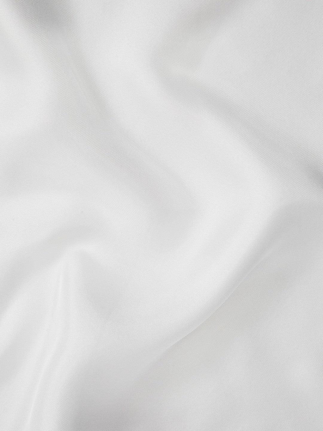 Plain Silk Pocket Square White | Men
