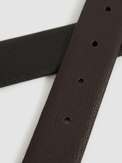 Reversible Leather Belt Black/Brown | Men