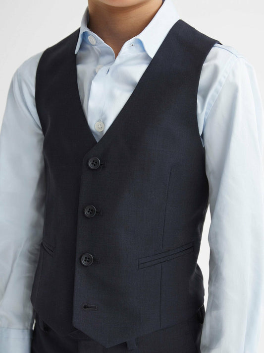4-9 yrs Modern Fit Waistcoat Navy | Children & Baby