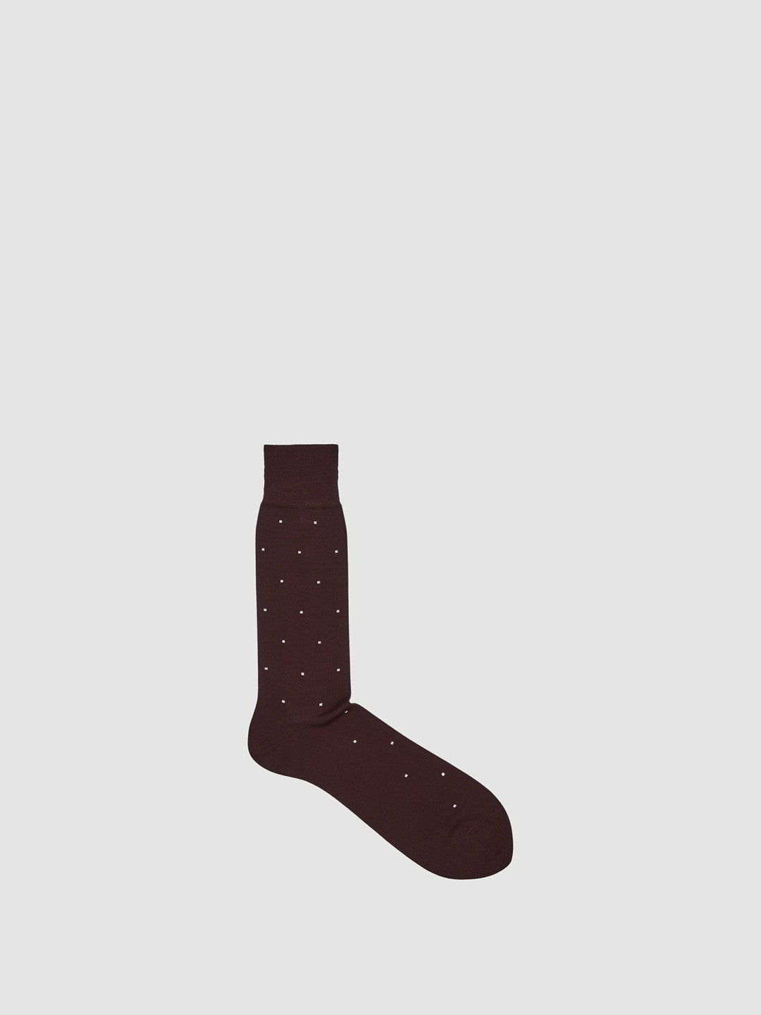 Polka Dot Socks Bordeaux | Men