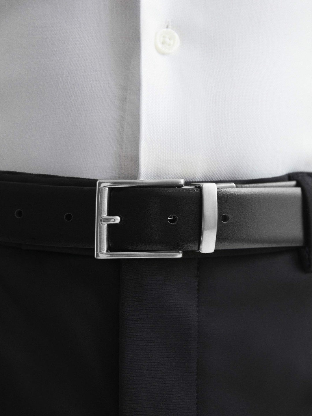 Reversible Leather Belt Black | Men