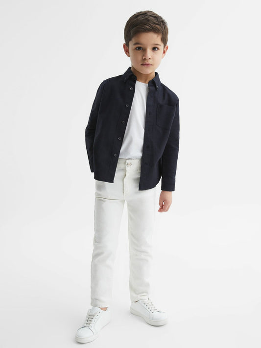 9-14 yrs Button Down Oxford Shirt Navy | Children & Baby
