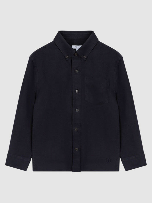 9-14 yrs Button Down Oxford Shirt Navy | Children & Baby
