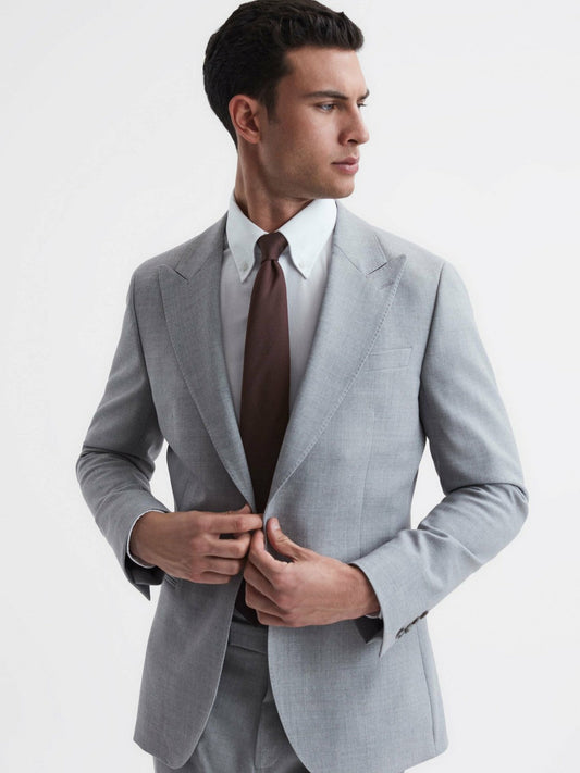 Textured Silk Blend Tie Burgundy | Men