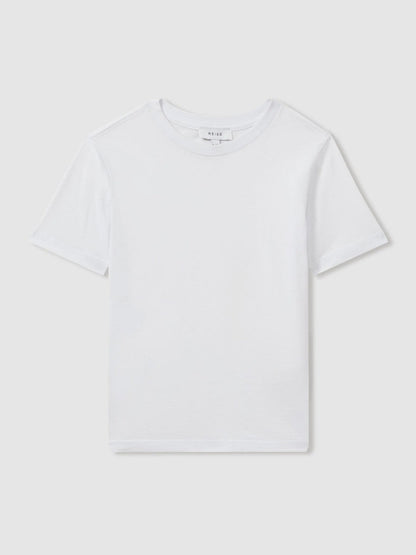 9-13 yrs Crew Neck T-Shirt White | Children & Baby