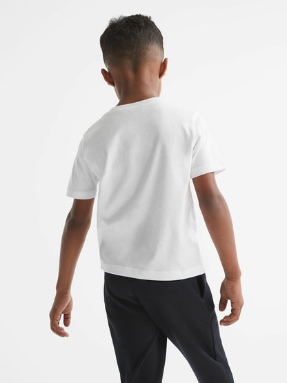 9-13 yrs Crew Neck T-Shirt White | Children & Baby