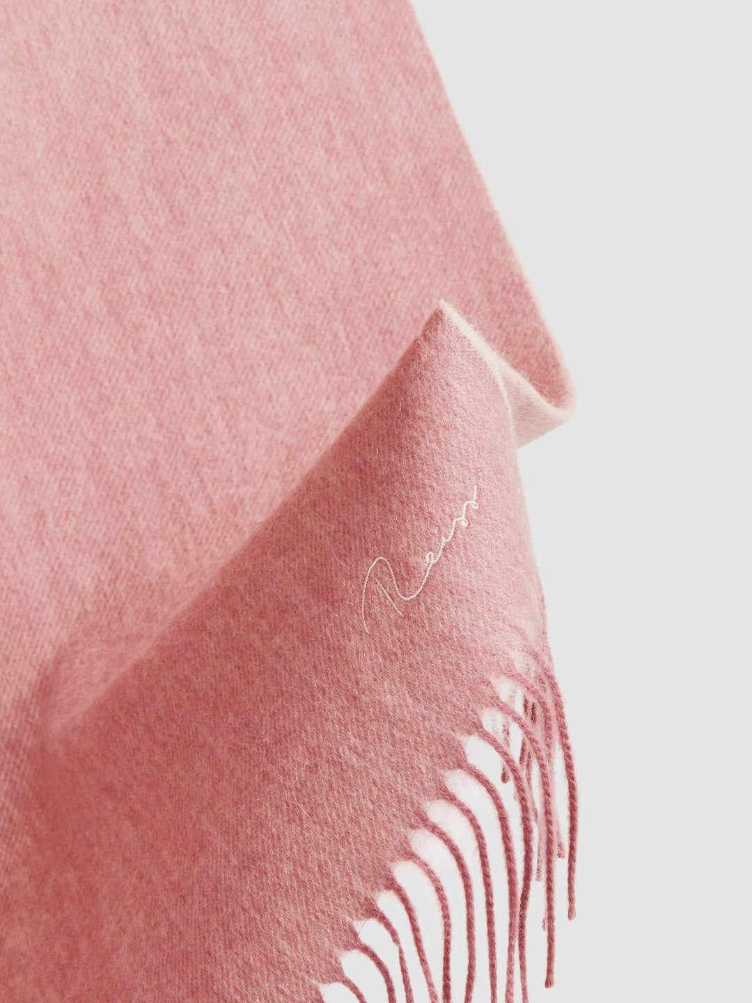 Wool-Cashmere Scarf Blush | Women