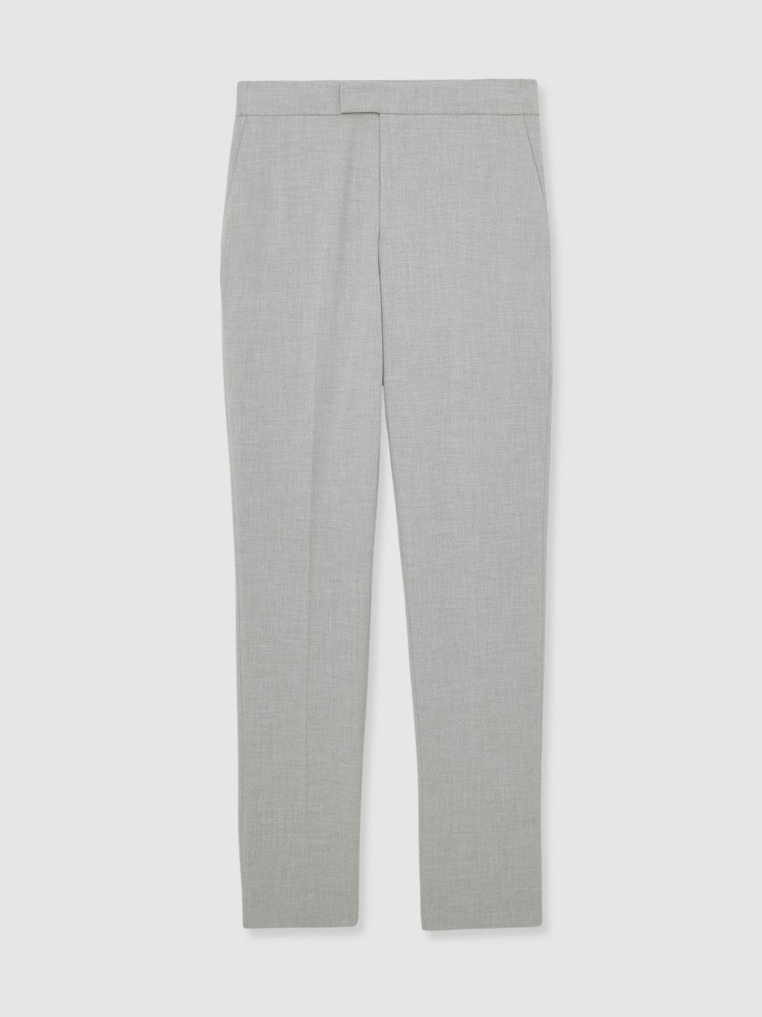 Slim-Fit Internal-Drawstring Trousers Grey | Men
