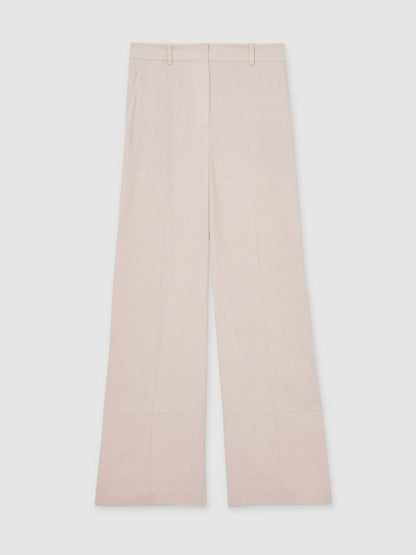 Petite Wide-Leg Suit Trousers Pink | Women