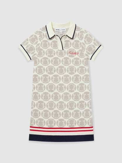 13-14 yrs SmileyWorld Knitted Polo Dress Off White | Children & Baby