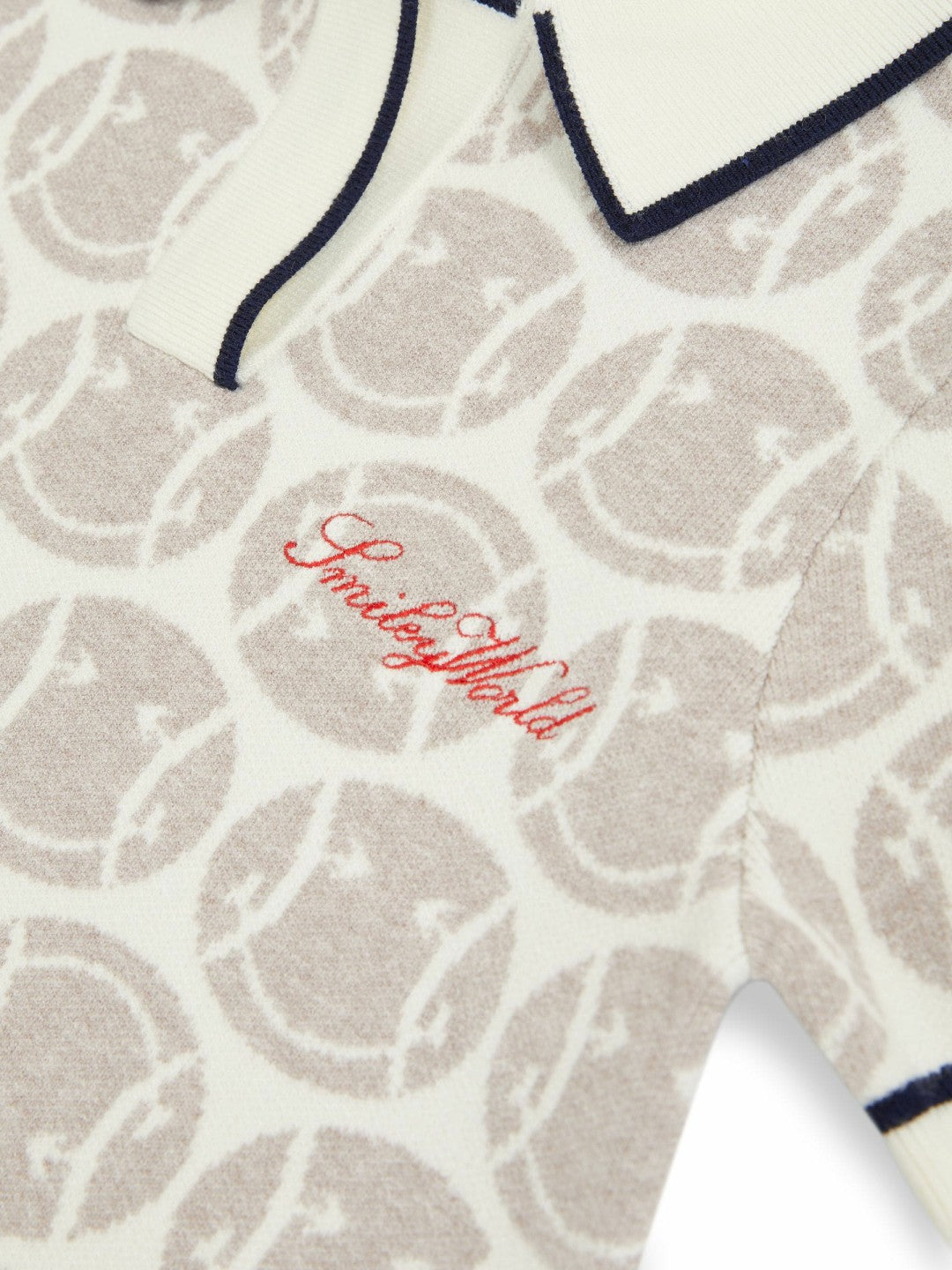 13-14 yrs SmileyWorld Knitted Polo Dress Off White | Children & Baby