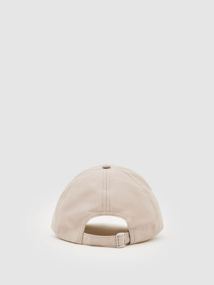 Embroidered-Logo Tech Baseball Cap Stone | Men