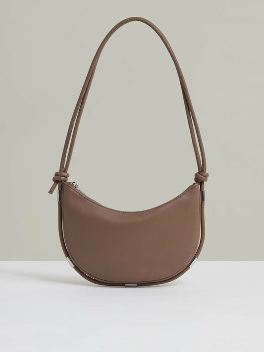 Leather Rope Strap Shoulder Bag Neutral | Women