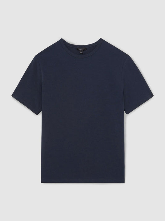Stretch-Cotton Crew-Neck T-Shirt Navy | Men