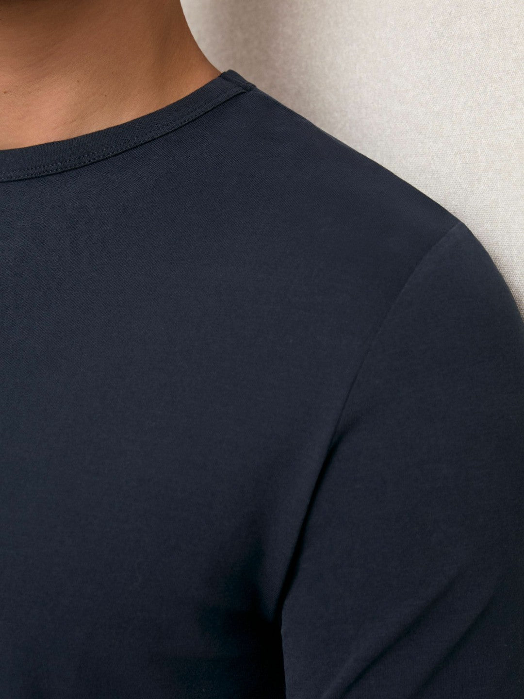 Stretch-Cotton Crew-Neck T-Shirt Navy | Men