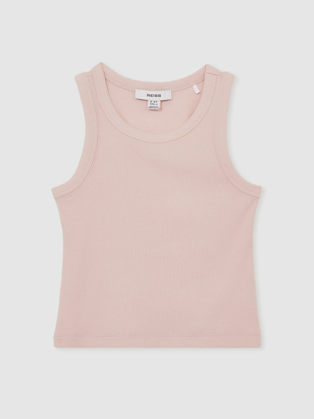 3-9 yrs Stretch-Cotton Ribbed Vest Pink | Children & Baby