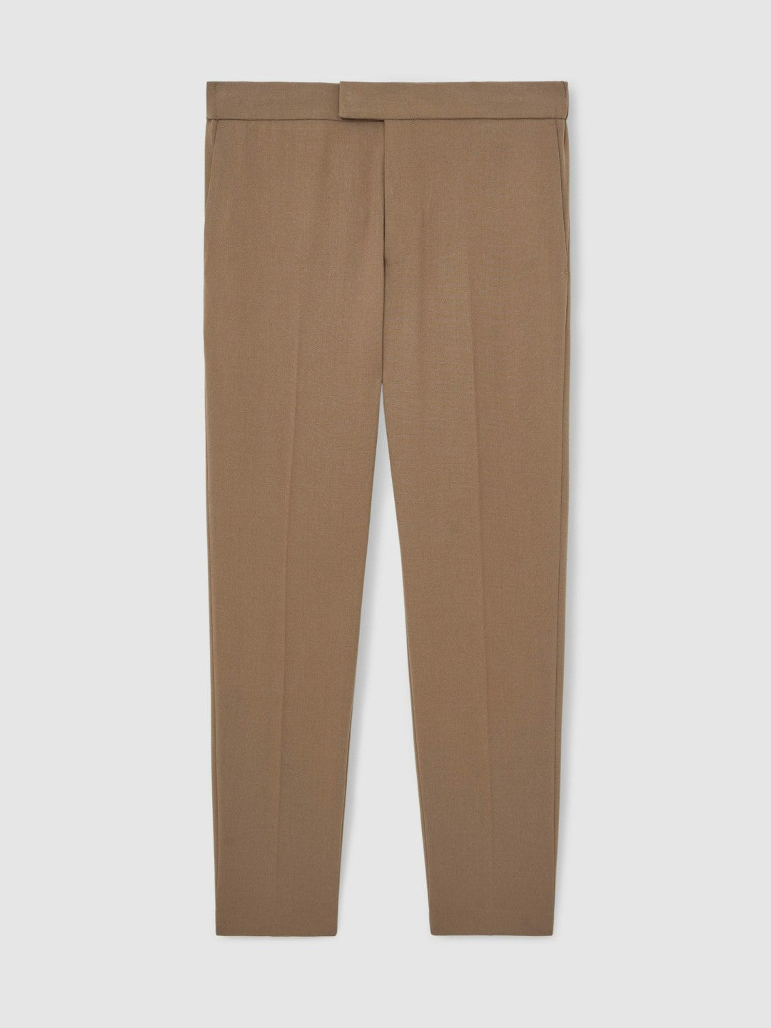 Slim-Fit Internal-Drawstring Trousers Camel | Men