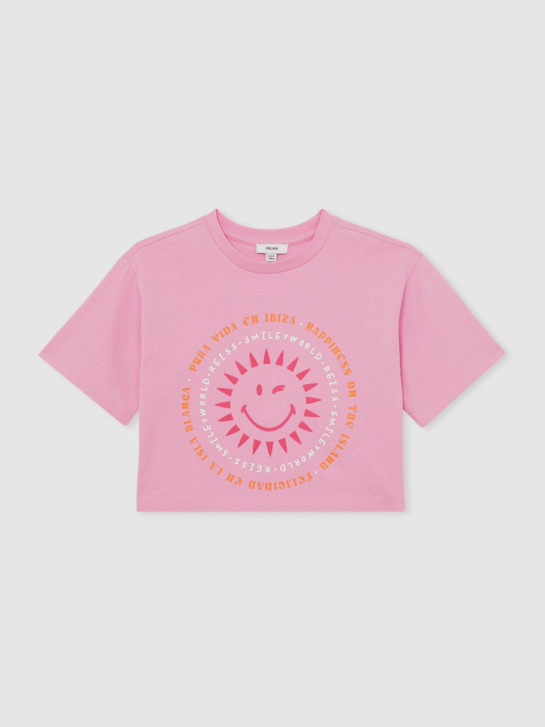 9-13 yrs SmileyWorld | Sun-Print T-Shirt Pink | Children & Baby