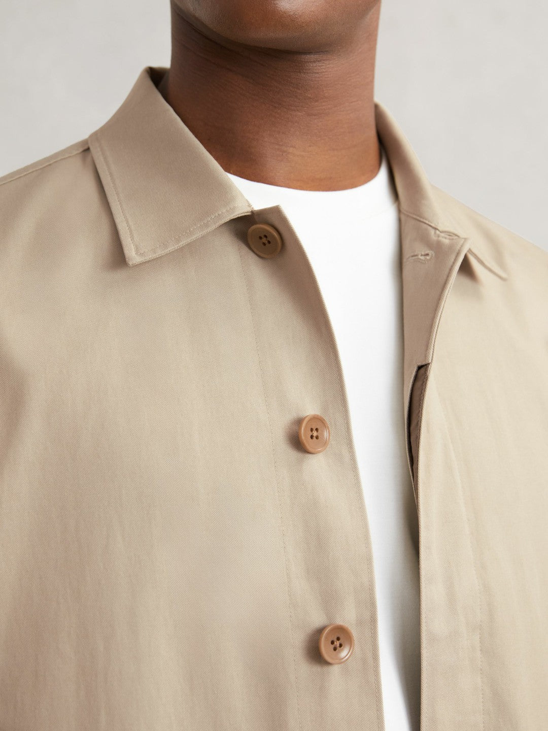 Paige Flap Pocket Worker Jacket Beige | Men