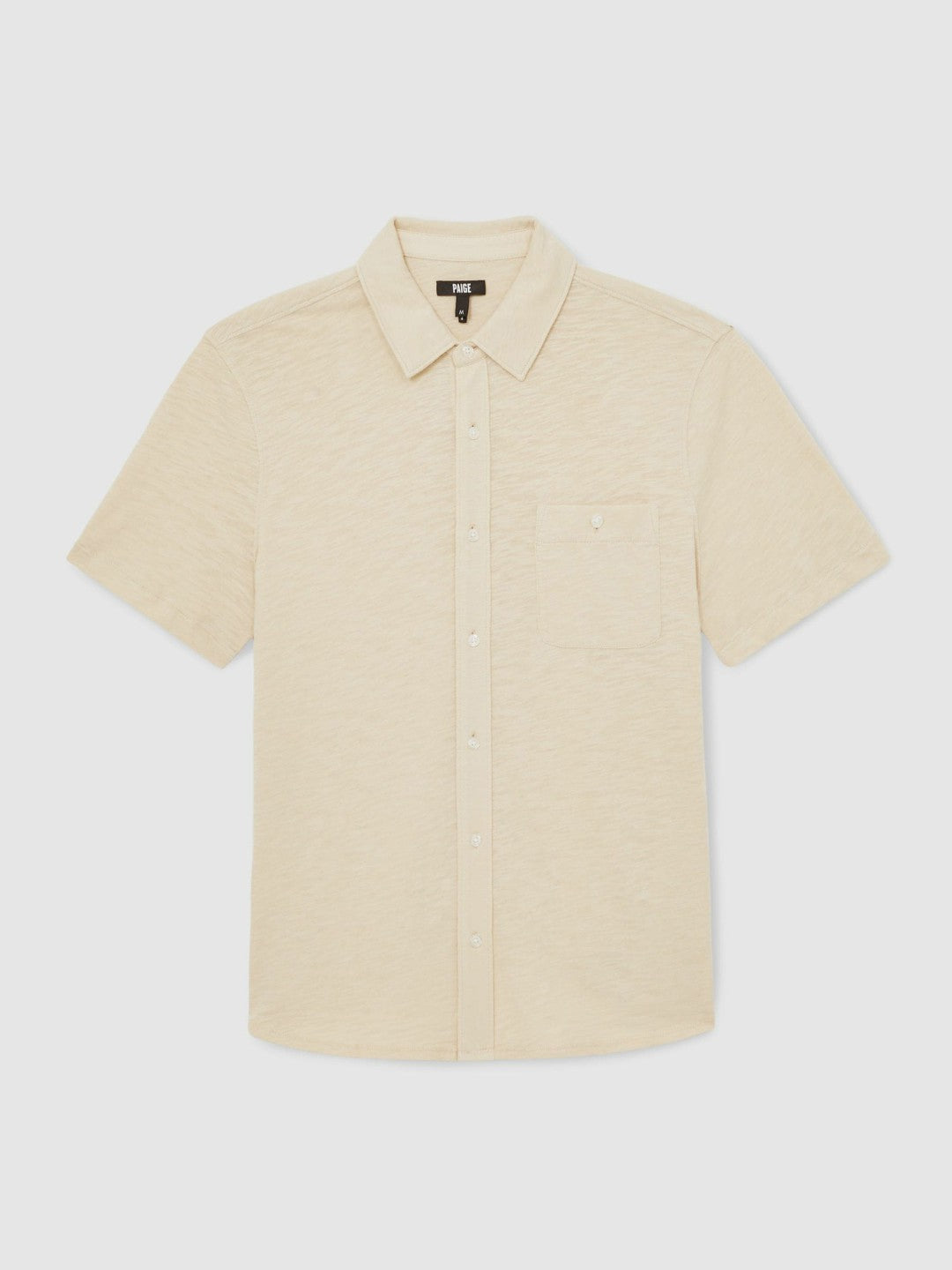 Paige Carillo Short Sleeve Shirt Cream | Men