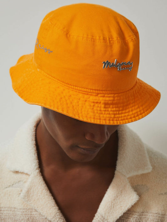 Unisex Fit McLaren Racing Cotton Bucket Hat Papaya Orange | Men