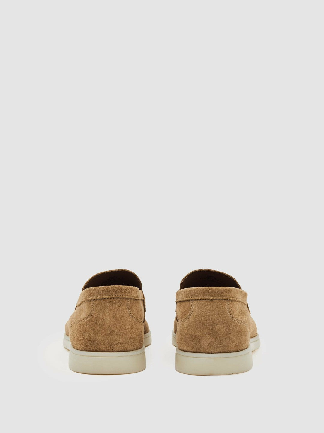 Suede Slip-On Loafers Stone | Men