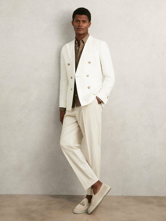 Suede Tassel Loafers Light Stone | Men