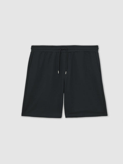 Textured Drawstring Shorts Navy | Men