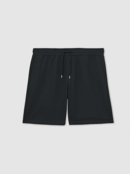 Textured Drawstring Shorts Navy | Men