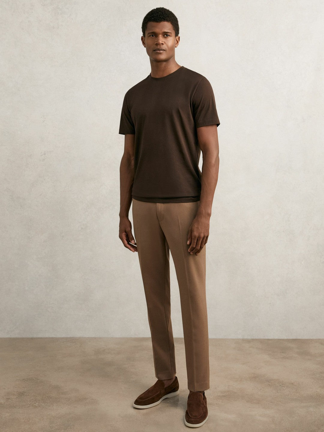 Cotton Crew Neck T-Shirt  | Men