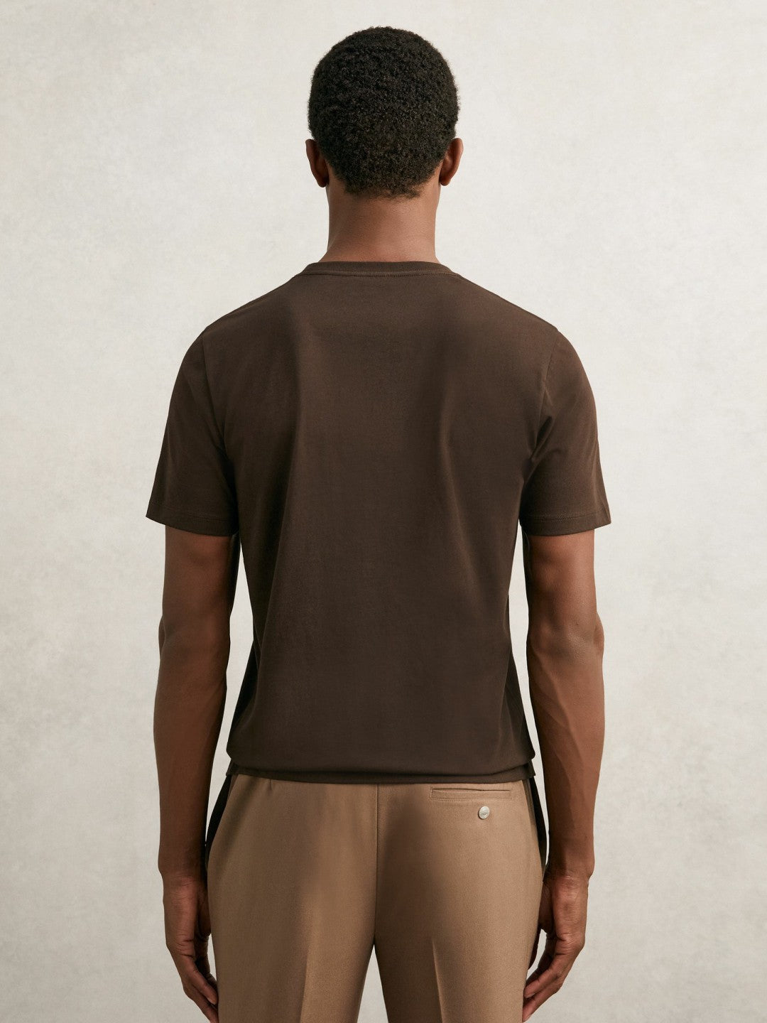 Cotton Crew Neck T-Shirt  | Men