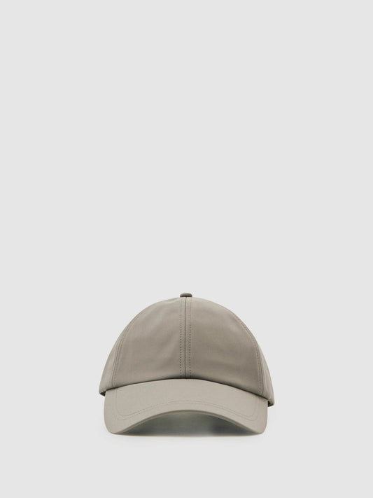 Embroidered Logo Tech Baseball Cap Mushroom Brown | Men