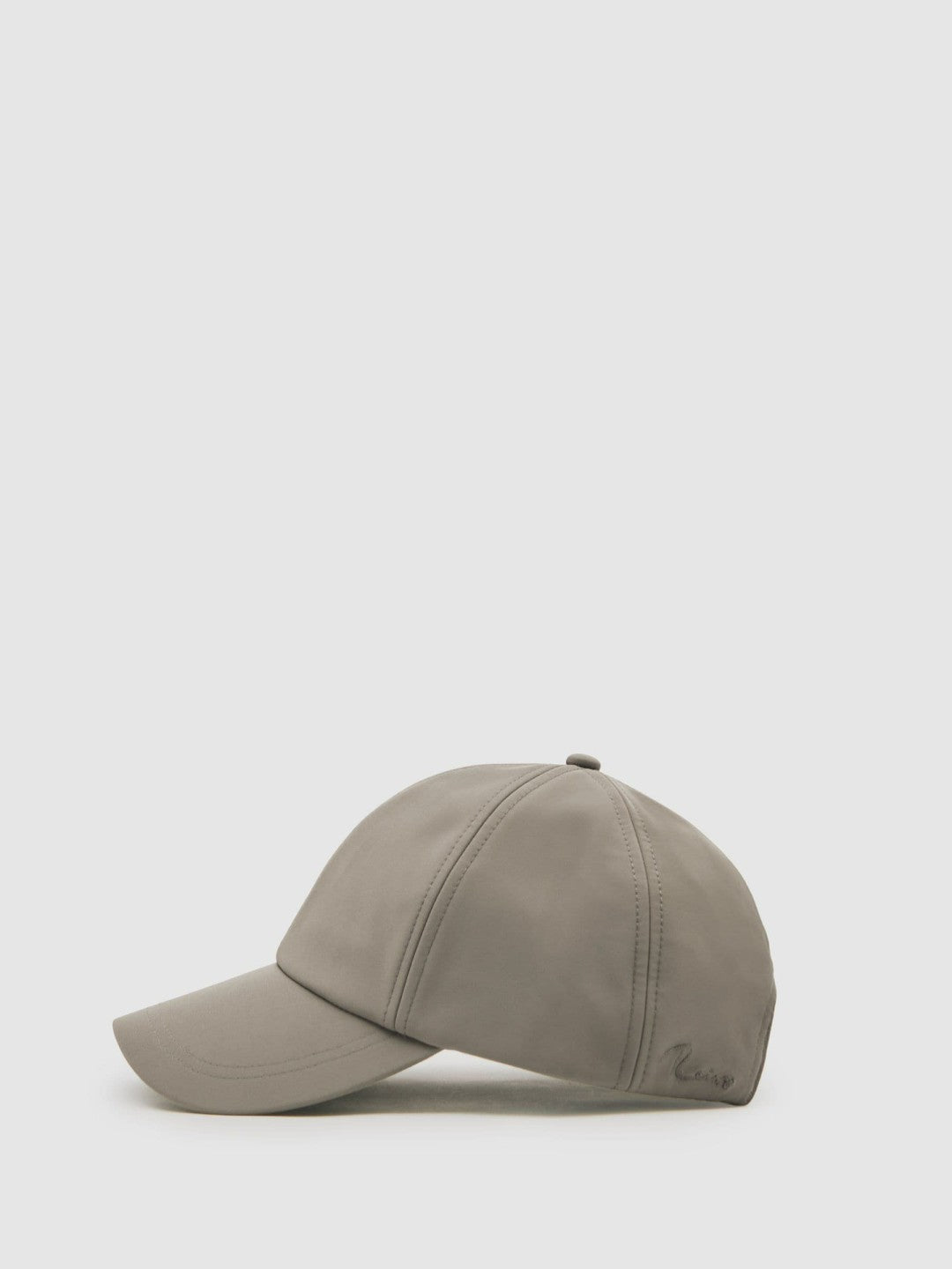 Embroidered Logo Tech Baseball Cap Mushroom Brown | Men