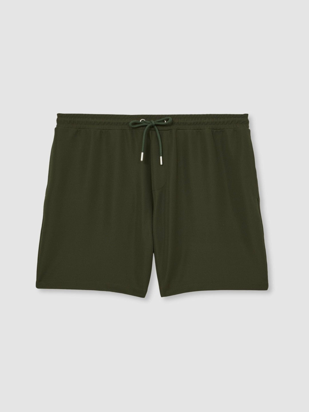 Textured Drawstring Shorts Green | Men