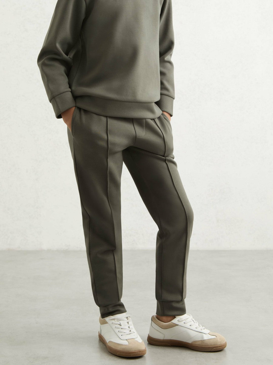 3-9 yrs Interlock Drawstring Joggers Dark Sage | Children & Baby