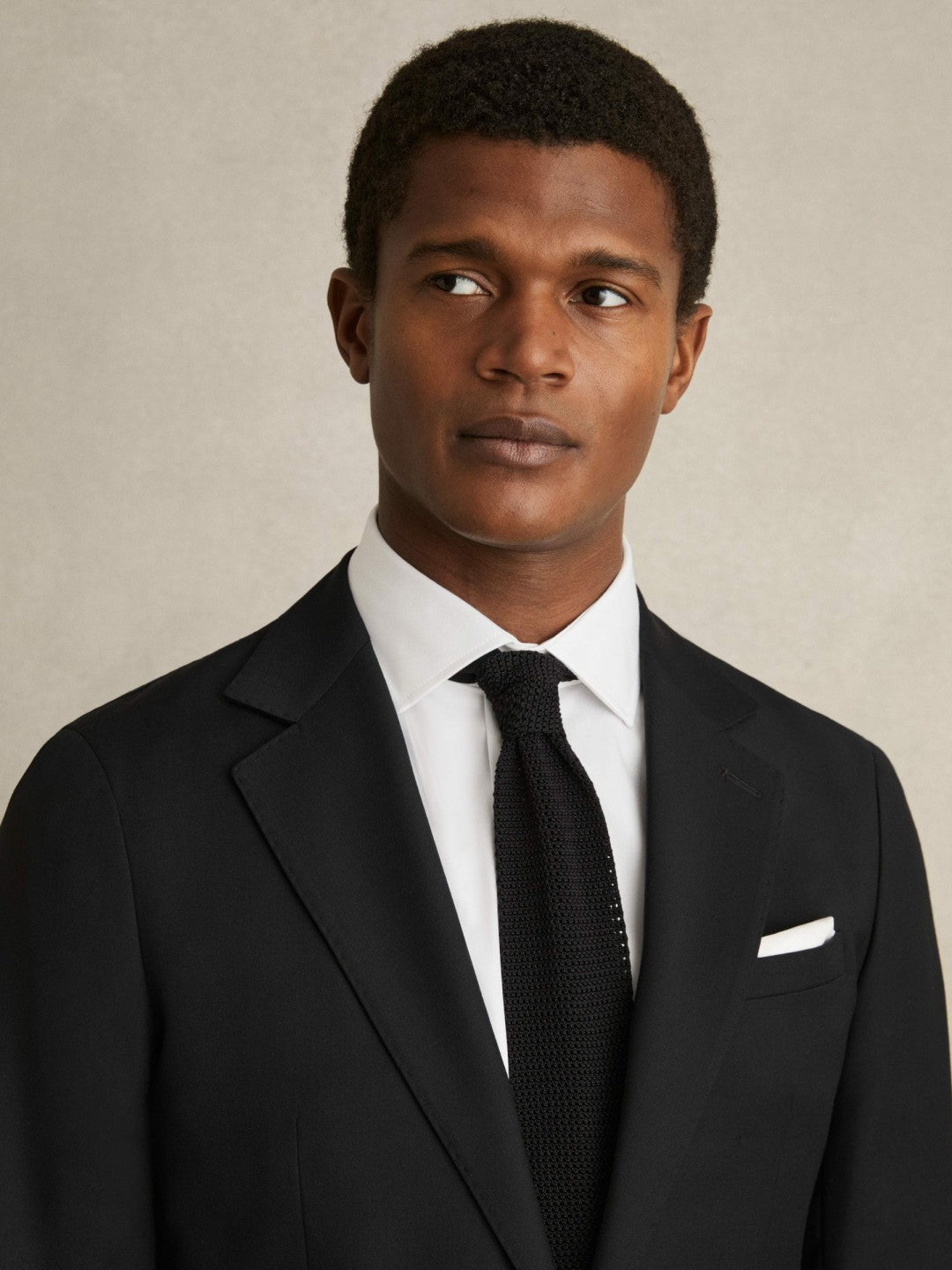 Slim Fit Cotton Sateen Shirt White | Men