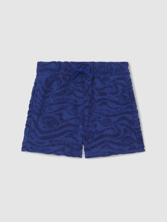3-9 yrs SmileyWorld Wave Texture Shorts Bright Blue | Children & Baby