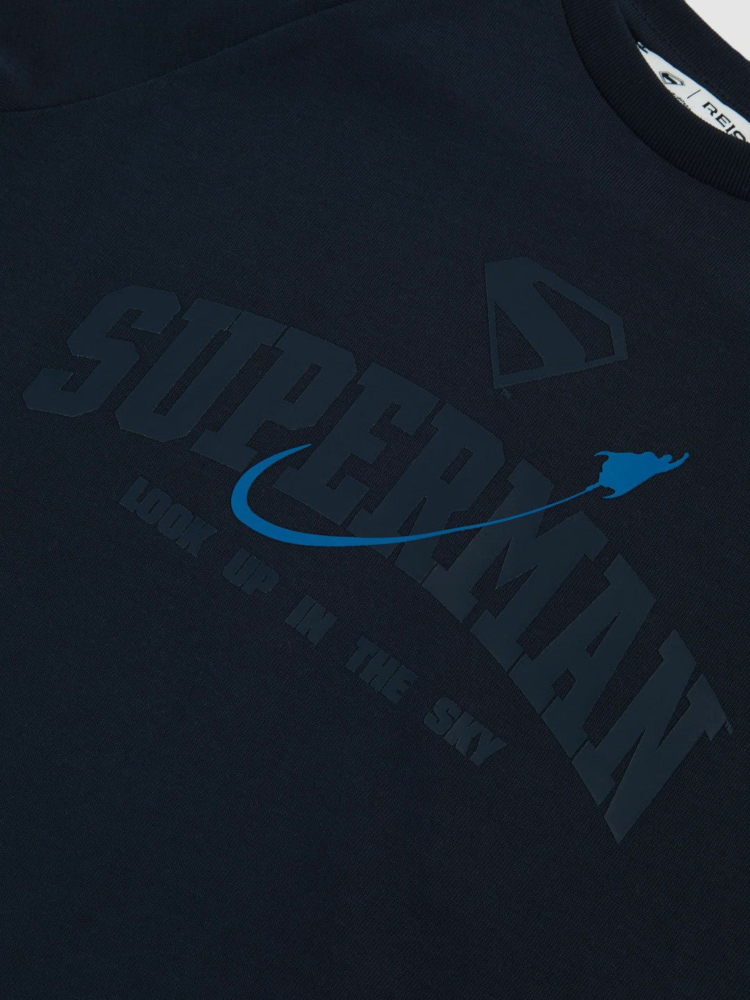 3-9 yrs Superman Raglan Logo T-Shirt Navy Blue | Children & Baby