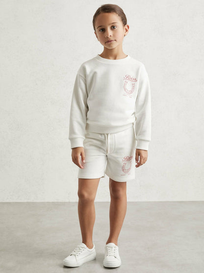 Pony Club Sweatshirt and Shorts Set Ecru | Children & Baby