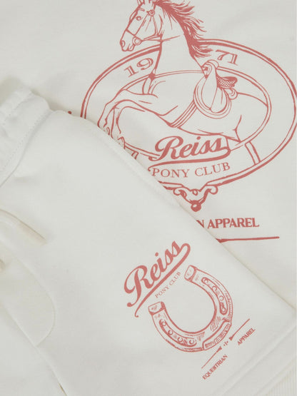 Pony Club Sweatshirt and Shorts Set Ecru | Children & Baby