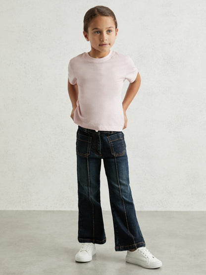 13-14 yrs Cotton Crew Neck T-Shirt Pink | Children & Baby